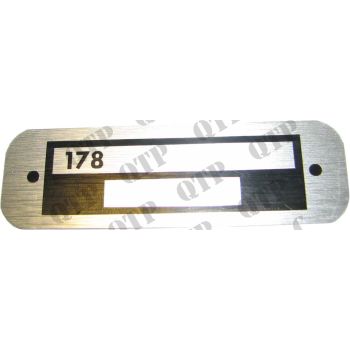 Badge 178 for Serial Number - 62209178