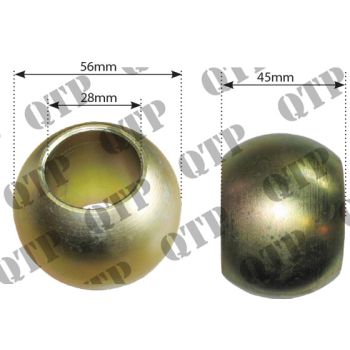 Lower Link Ball Cat 2/2 Quick Release CBM End - PACK OF 2 - PRICE PER UNIT - 62228