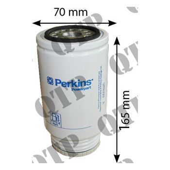 Massey Ferguson Fuel Filter Perkins 4 6 Cylinder Tier 3 Prima - Primary Size: 165 x 70mm - - 62244