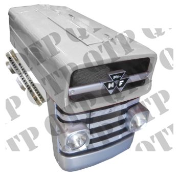 Massey Ferguson Bonnet Kit 135 14" Complete with Head Lamps, - 62245