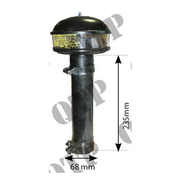 Massey Ferguson Oil Bath Air Intake Pipe 265 - 290 - 68mm - 62304