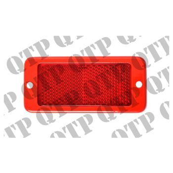 Massey Ferguson Reflector 100&#039;s  Mudguard RED - PACK OF 2 - PRICE PER UNIT - 62454