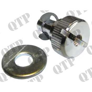 Massey Ferguson Knob Front Grill 65 Chrome - 62509