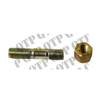 Massey Ferguson Exhaust Manifold Stud & Nut Assembly 3/8" - PACK OF 10 - PRICE PER UNIT - 62574