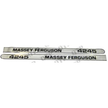 Massey Ferguson Decal Kit 4245 RH & LH Hi-Vis Bonnet - 62724