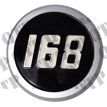 Massey Ferguson Badge 168 Moulded - PACK OF 2 - PRICE PER UNIT - 62746