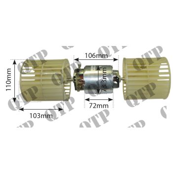 Massey Ferguson Cab Blower Fan 3000 6100 5400 6200 8100 - 62780