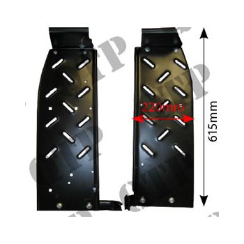 Massey Ferguson Foot Step 135 35 Old Type Pair - Pair  - Old Type - Narrow Curly Brackets - 62825