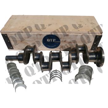 Massey Ferguson Crankshaft 65 MK2 165 MK1 c/o Bearings 4 - 4 Cylinder Rope Seal Perkins 203 Engine Keyed Nose - 62956K