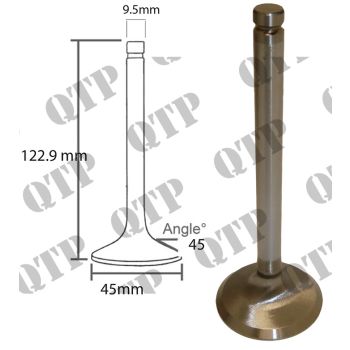 Massey Ferguson Valve Inlet Phaser 1004.4 1006.6 - PACK OF 4 - PRICE PER UNIT - 63102