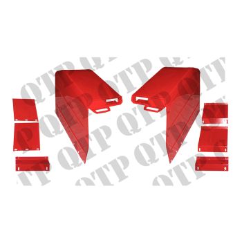 Massey Ferguson Mudguard 265 Square Type W/O Bracket Pair - 64490