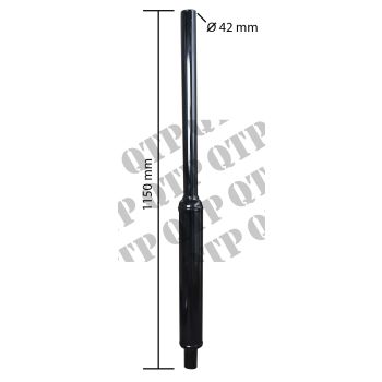 Exhaust Valmet Valtra 361 500 565 - Length = 1150mm / Diameter Inner Top/Bottom = 42mm - 64666