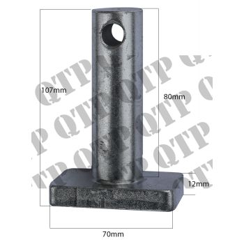 Bottom Front Pin Valtra 6000 Series 8000 - 64908