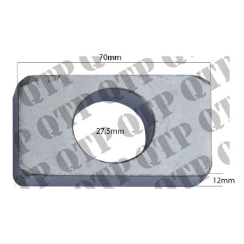 Bottom Fork Plate Valtra 6000 Series 8000 - 64909