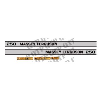 Massey Ferguson Decal Kit 250 New Type - 65010