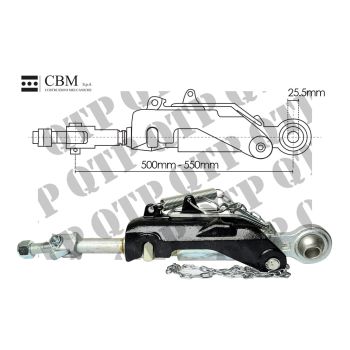 Automatic Stabiliser Massey Ferguson 54 64 66 - Ball End ID 25.5mm - 65100