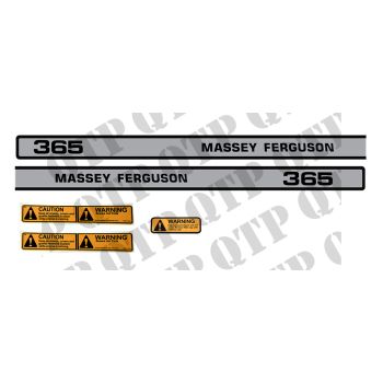 Massey Ferguson Decal Kit 365 - 6530