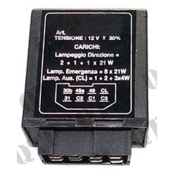 Massey Ferguson Flasher Unit 600 - 8 Pin - 12 Volt- 8 Pin - 6570