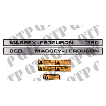 Decal Kit Massey Ferguson 360 - 67244