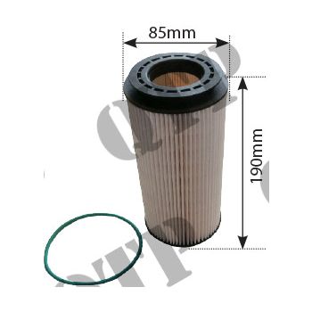 Engine Fuel Filter Fendt 400T3 - Size: 190mm x 85mm - 680008