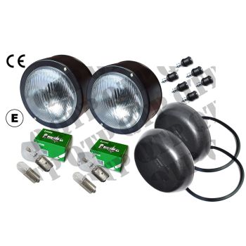 Head Lamp Kit Deutz D06 Series Metal Housing - Parking Bulb Fitted - 680091K