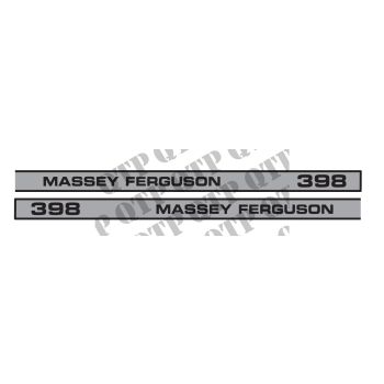 Massey Ferguson Decal Kit 398 Late Type - 6819