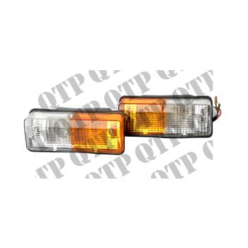 Lamp 600 & Fiat Front Pair LH & RH - 7997