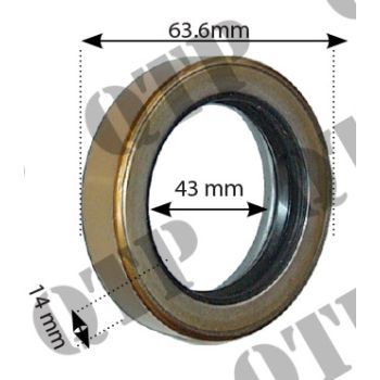 Massey Ferguson Timing Cover Seal 20D (WRH11) - PACK OF 2 - PRICE PER UNIT - 825740
