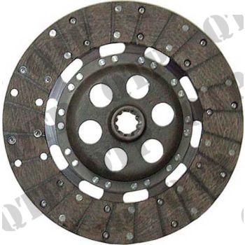 Massey Ferguson Clutch Disc 35 35X 65 135 165 11" Main Drive - Size: 11", Main, 10 Spline, Organic - 890302